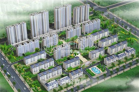 南湖新城邦泰·天著3室2厅1卫49万85m2毛坯房出售